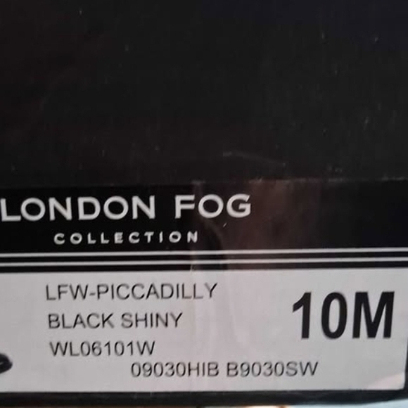 London Fog Women’s Shiney Piccadilly Rubber Rain Boots size 10 - Picture 6 of 6